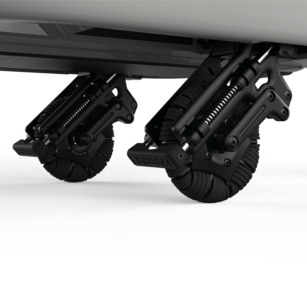 TARRAN T1 Pro landing gear system with Dynamic Dualdrive™ technology.