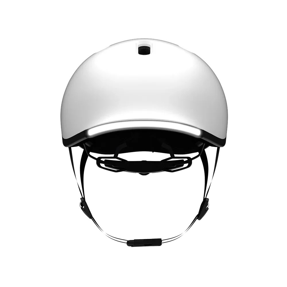 Lumos Nyxel Smart Bike Helmet - White